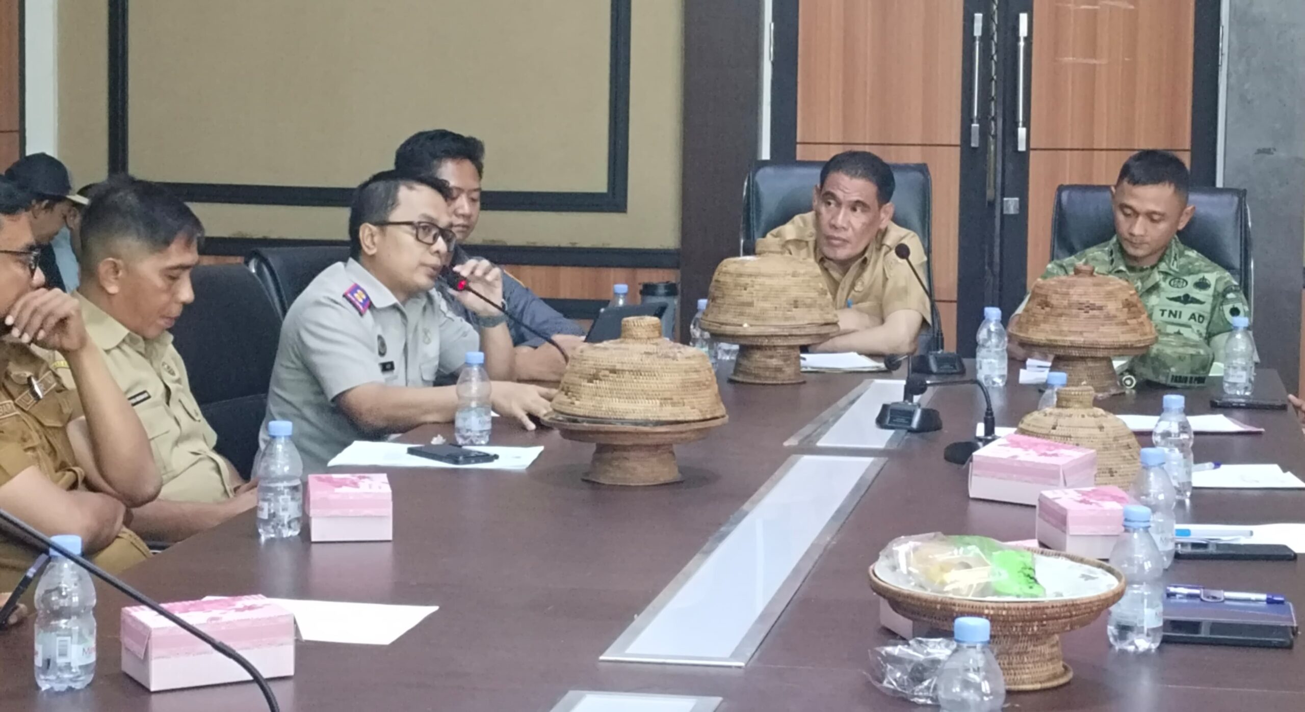 BPN Muna Rapat Lintas Sektor, Bahas Tata Batas Lokasi Pembangunan Yonif TP Sugimanuru