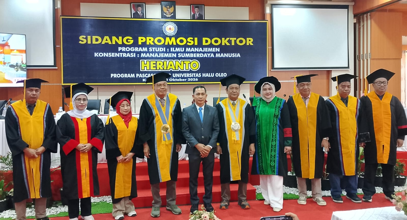 Herianto Eks Karutan Kelas IIA Kendari Raih Gelar Doktor Dengan IPK Sempurna 4.0,